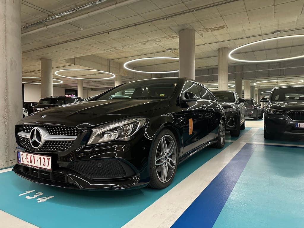 Mercedes-Benz CLA — compact car for equestrian competition travel
